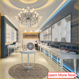 Modern retail jewelry shop interior design