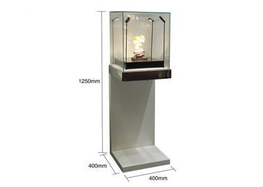 Small Glass Display Cabinet , Jewelry Shop Display (L) 400 X (W) 400 X (H) 1450 MM