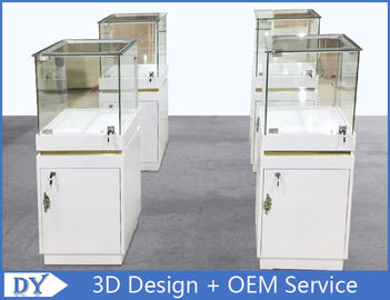 MDF Jewellery Display Cabinets With Lock OEM 450 X 450 X 1250MM