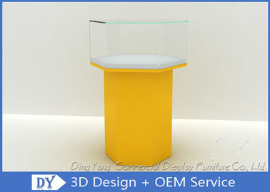 Yellow Cabinets Jewellery Display Showcase / Jewelry Display Cases