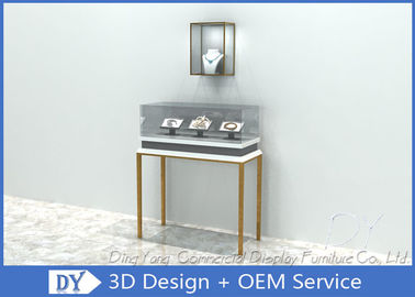 Modern Fashion Assembled Jewelry Store Showcases / Retail Jewellery Display Cabinets