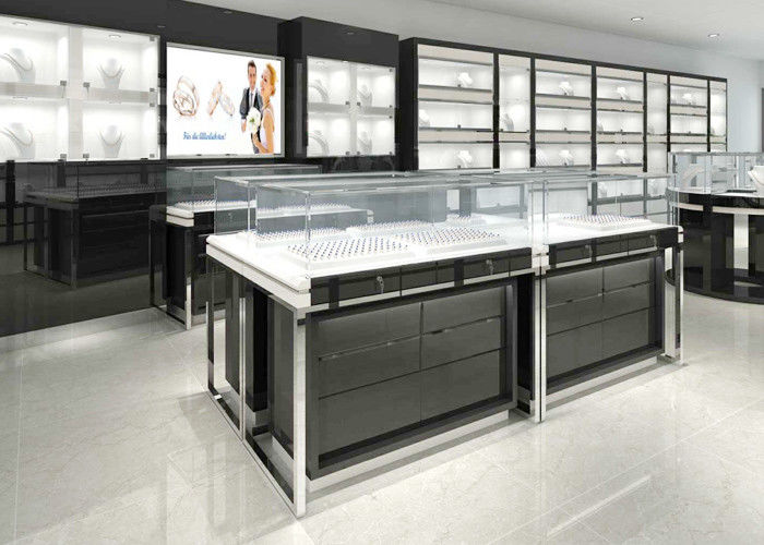 Commercial Jewelry Display Cases Jewellery Showroom Furniture