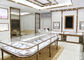 Luxury Design Showroom Display Cases Eco - Friendly Material Covered With Glass Panels