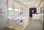 Attractive Pule White Jewellery Showcases Display With Customize Logo