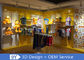 Nice Fresh Wooden Lacqer Children's Boutique Store Fixtures With Led Lighting