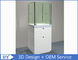 Customized Big Size Gloss White Jewerly Display Cases With Cabinet