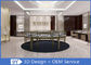 High End Stainless Steel Jewelry Store Showcase With Lighting For Shopping Mall