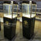 Lockable 450x450x1350mm Museum Display Cabinets