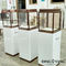 Exhibition 450X450X1350MM Store Jewelry Display Cases
