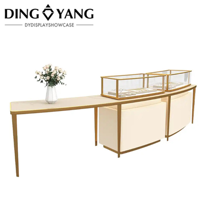Nice Appearance Firm Structure Jewelry Display Counters , Provide Elegant Display Space For Your Jewelry