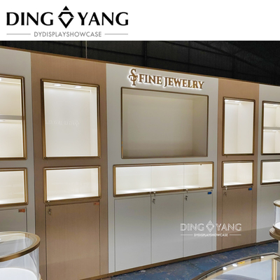 Modern Fashion Style Jewellery Showroom Furniture Design With Low Power Consumption Lights