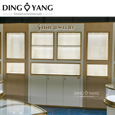 Modern Fashion Style Jewellery Showroom Furniture Design With Low Power Consumption Lights