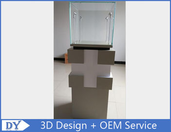 Manufacturer supplier modern simple style glass display cabinets with custom size