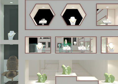 Modern Fashion Style Wall Mounted Display Case For Jewelry Shop Display