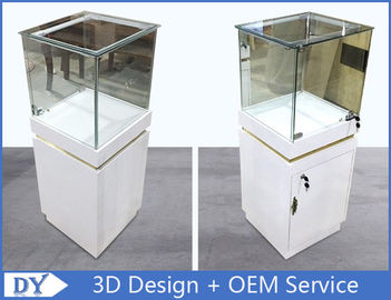 MDF Jewellery Display Cabinets With Lock OEM 450 X 450 X 1250MM