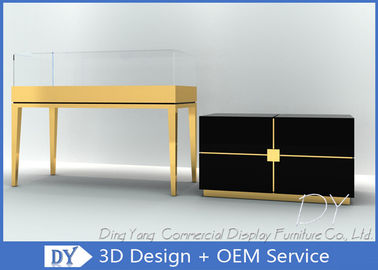 Glass Jewellery Shop Display Counter / Jewelry Store Display Case