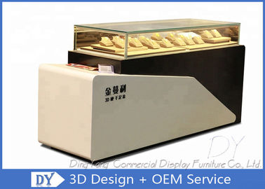 Fashionable Jewelry Showcase Display , Stainless Steel Jewellery Counter