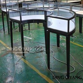Glass Circular D2100XH960MM Jewelry Display Cases