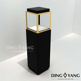 Light Installed Jewelry Stain Steel Exhibition Display Cases