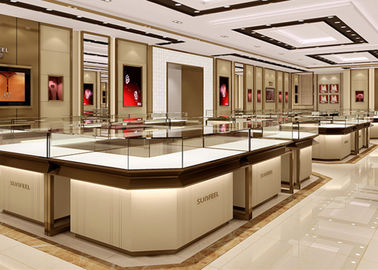 Stable Structure Showroom Display Cases Easy Install For Jewelry Retail Store