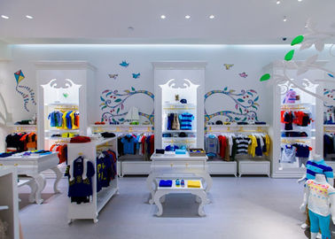 Beautiful Kids Boutique Retail Fixtures / Retail Store Equipment With Drawers