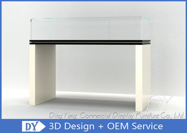 Pedestal Jewelry Displays Cases / Jewellery Shop Display Counter For Sale