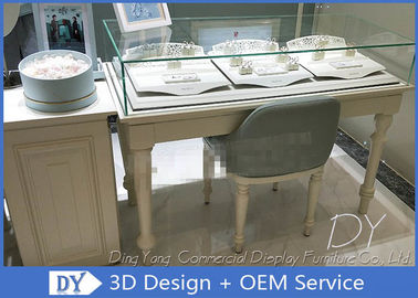 European Type Attractive Jewelry Store Showcases With 3 Years Warranty