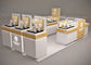 Small Space Retail Shopping Mall Kiosk / Jewellery Display Cabinets Stable Structure