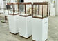 Luxury Custom Glass Display Cases / Museum Display Cabinets Hidden Strip Lights