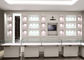 Matte White Color Jewellery Display Cabinets With LED Lighting Decoration