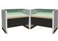 White Black Wooden Glass Display Counter For Jewelry 1200 X 550 X 900MM