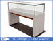 1200X550X950MM Wooden Glass Jewelry Counter Display Cases With Locks