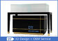 Store Jewelry Merchandise Display Cases with Stainless Steel + Wood + Glass + Lights