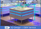 Fashion Jewelry Showcase Display With Led Lights / Jewellery Counter Display