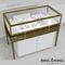 Brass 1200x550x950mm OEM Jewelry Display Counter