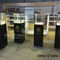 Lockable 450x450x1350mm Museum Display Cabinets