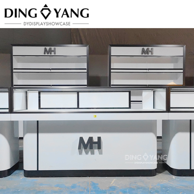 Fashion Black White Retail Shop Jewelry Counter Beautiful Appearance Strong And Survivabl