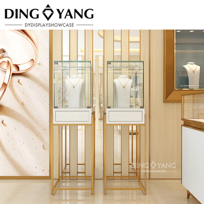 Modern Fashion Style Jewelry Store Display Cabinets With Low Power Consumption Lights