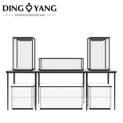 12V Glass High End Luxury Jewelry Showcases With Low Power Consumption Lights