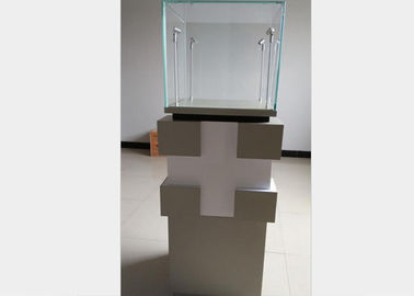Multi Functional Custom Glass Display Cases Fully Assembled Structure For Shopping Mall