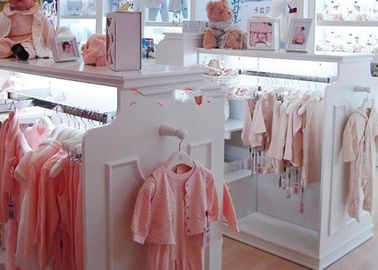 Beautiful Neat Baby Clothing Store Display Fixtures With Eco - Friendly Material