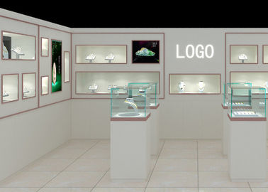 Modern Fashion Style Wall Mounted Display Case For Jewelry Shop Display