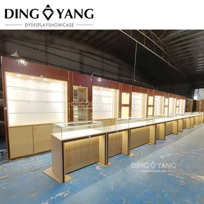 Classic Wood And Glass Showcases For jewelry, Factory Manufacturers Suppliers Offer 3D Design OEM ODM Custom Service