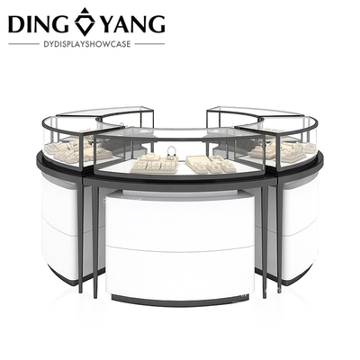 High End Wood Glass Jewelry Display Case Lighting, Showcases Factory Manufacturer, High Quality With Affordable Price