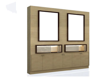 Elegant Wooden Veneer Jewelry Display Cases 1500 X 550 X 950 MM