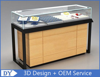Stain Steel Veneer Jewellery Showcases Furniture With Cabinet