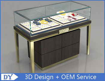 Custom Jewelry Display Cases With Sliding door / Pull Out Door