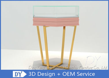 Dis - Assemble Jewelry Glass Display Cabinet / Trade Show Jewelry Display Cases