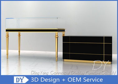 OEM Jewelry Showcase Display Pull - Out Drawers With Lights And Locks