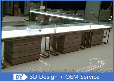 One Stop Service Modern Jewellery Shop Furniture With Lighting / Locks